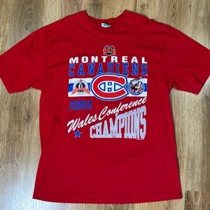Vintage 1993 Montreal Canadians champions shirt